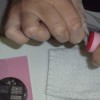 Köröm bélyegzés technika