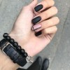 Egyszerű fekete nail art minták