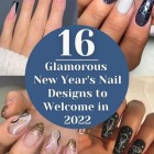 Nails design új év 2022