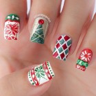 Karácsonyi nail art képek
