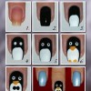Pingvin köröm design