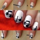Új egyszerű nail art minták