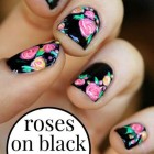 Nail art minták rózsák