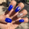 Royal blue nails