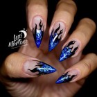 Nails Fekete-kék