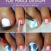 Könnyű toe nail art kezdőknek